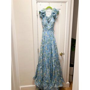 Mac Duggal Ruffled Floral Gown 2022